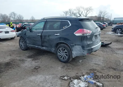 2016 Nissan Rogue Sl from USA, damaged, VIN 5N1AT2MV4GC744198